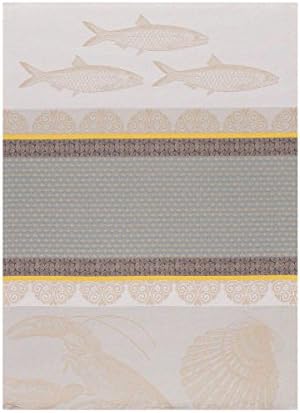 Le Jacquard Francais Saveurs de Bretagne Kitchen Towel, Granite