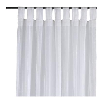 Ikea Matilda Set Of 2 Curtains Translucent With Loops 300 X 140 Cm