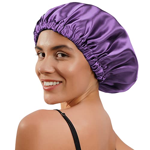 Satin Sleep Cap Extra Large, Double Layer, Reversible