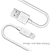 Dreo USB to Lightning Cable Apple MFI Certified 3 Pack Charging Cord - Super Fast Charge and Data Transfer - Thick Cord - 3 Feet(1 Meter) (White)