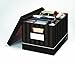 Bankers Box Decorative File Box/Record Boxes Chocolate Pin Stripe
