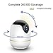 Home Security Camera - HD 1080P WiFi IP Dome Camera, Compatible with Alexa Show, Pan/Tilt and 4xZoom for Baby/Store/Office/Pet/Elder Minitoring, Free App with No Monthly Fee(Plug-in Required)