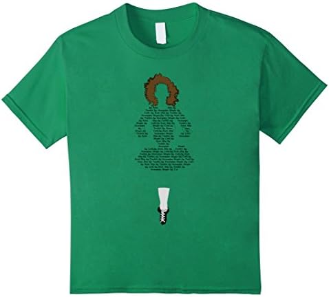 Kids Irish Dancer with Dress of Dances (Brunette / Brown Hair) 10 Kelly Green