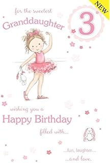 Special Niece 3rd Birthday Card Age Three 8009 Amazon Co Uk