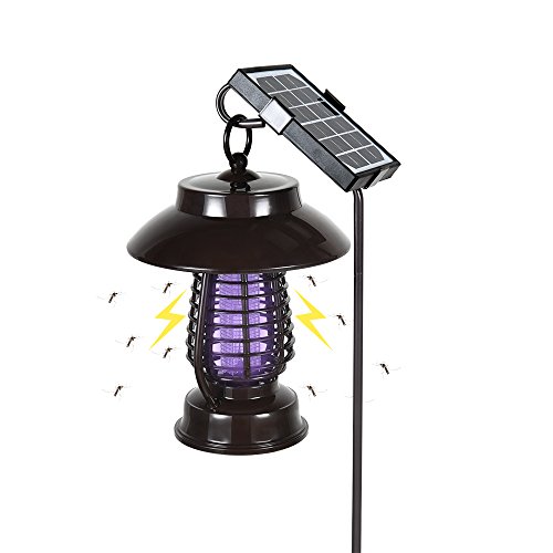 Buy YAZACO Solar Bug Zapper,Outdoor Mosquito / Insect / Flying Biting