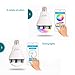 Sunvito Smart LED Bulb Speaker,New Wireless Bluetooth 4.0 Speaker Music LED Playbulb E27 Dimmable RGB LED Light Bulb for Party Decoration Lighting Free APP for Smartphone