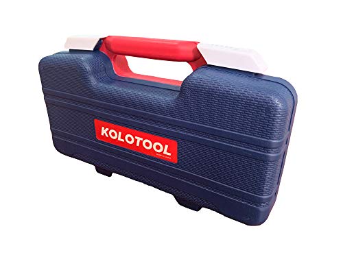 KOLOTOOL 39-Piece Portable Household Repair Hand Tool Set with Case Patriot Edition (Blue)