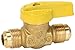 Homewerks VGV-1LH-T2B Premium Gas Ball Valve, Flare x Flare, Brass, 3/8-Inch primary