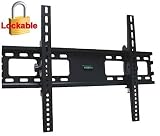 Impact Mounts Lcd Led Plasma Flat Tilt Tv Wall Mount Bracket 30 32 37 42 46 47 50 52 55 60 65 70 80. Solid Piece Wall Plate and Verticals. Lockable With A Padlock For Extra Security