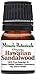 Miracle Botanicals Organic Hawaiian Sandalwood Essential Oil - 100% Pure Santalum Paniculatum - 2.5ml, 5ml, or 10ml Sizes - Therapeutic Grade - 2.5ml