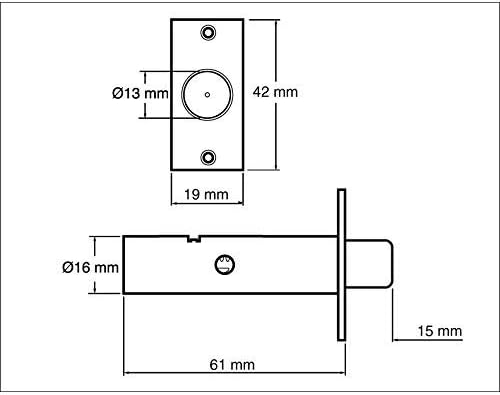 Yale Security Lock, Chrome, Pack of 2 - Image 5
