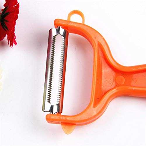 Rumas Potatoes Apple Peeler with Non-Slip Grip - Multifunctional Vegetable Kitchen Slicer - Fruit Grater Shredder Device (Random Color) - Thumbnail 4