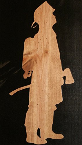 Pack of 3 Firefighter 2 Stencils Made from 4 Ply Mat Board 11x14, 8x10, 5x7