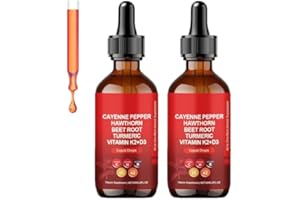 HGRTUI Aeluro Cayenne Pepper Extract, Aeluro Cayenne Drops, 60ml Cayenne Pepper Drops, Cayenne Pepper Liquid (2pcs)