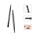 Waterproof Automatic Eyebrow Pencil with Brow Brush Natural Long-lasting Brow Pen 0.25g Brown-2#