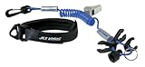 JET LOGIC UL-3 Ultimate PWC Safety Lanyard, Blue/Silver