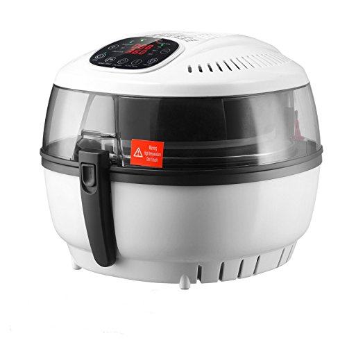 Click Here to See More Images tonyang 10QT Electric Digital Air Fryer 1200 WATT Rotisserie Griller Roaster Calorie Reducer Oil-Less Home Kitchen