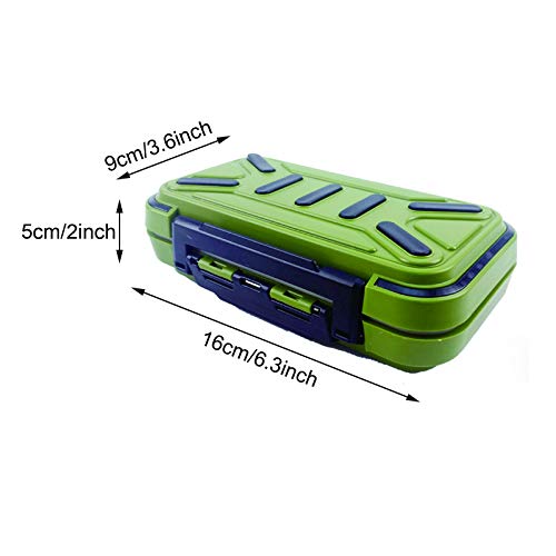 sylbx Angelkoffer wasserdicht Angelzubehör Köderbox 16 Fächer Angelbox Tragbare Angelköderbox Aufbewahrungsbox… – Bild 3