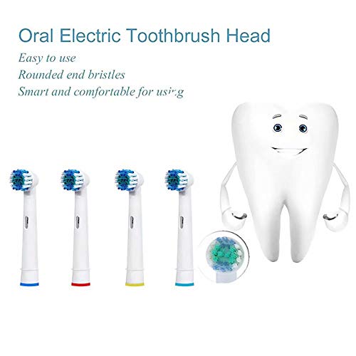 Grace Care Replacement Toothbrush heads,8 PCS Fits for Oral B Electric Toothbrush EB-17A,Sensitive Clean Professional,Sensitive Gum Care,Extra Soft Bristle - Thumbnail 6