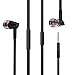 Wotmic In Ear Earbuds with Mic Wired Headphones with Stereo Sound Black