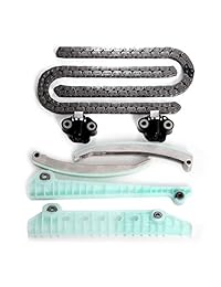 Kit de cadena de sincronización de tiempo; guía de tensor compatible con Ford F-150 de 4,6 l y V8 SOHC de 2009 y 2010 (24 válvulas)