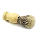 CoscosX 2pcs Pig Mane Shaving Brush Stand Wood