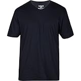 New Hurley Men's Staple V-Neck Ss Tee V-Neck Short Sleeve Blue