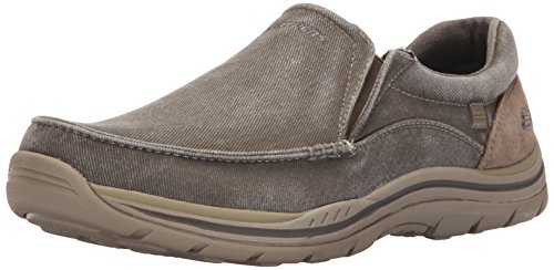 Skechers Men's Expected Avillo Relaxed-Fit Slip-On Loafer,Khaki,11.5 D US