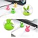 Cute Cable Clips Desktop Color(8 Pack),Cord Holder Organizer,Wire Holder for Nightstand,Table,Desk,Wall,Car,Computer,Phone Charging Cable,USB Cable,Mouse,Headphone,Office,Cubicle,Nightstand,ect.