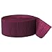 Unique Industries 81ft Burgundy Crepe Paper Streamers -