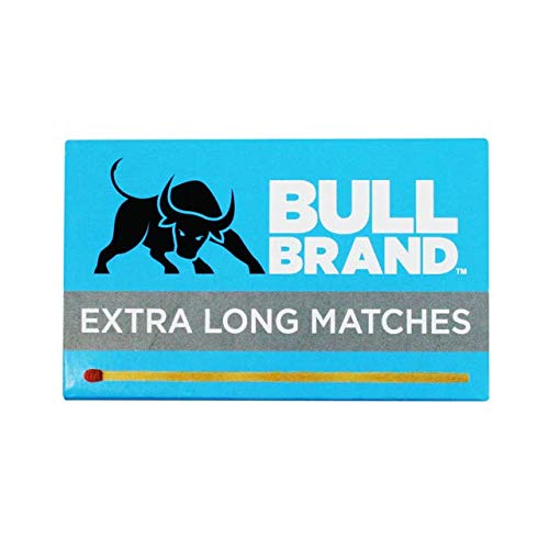 The Home Fusion Company Bull Brand Extra Long Matches Camping Bonfire BBQ Candles Fires Fireworks 10cm