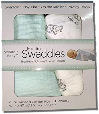 Organic Muslin Swaddle wrap Box Pack