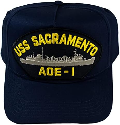 EC USS Ponce LPD-15 Ship HAT - Navy Blue - Veteran Owned Business