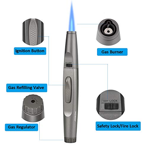 TOPKAY Torch Lighter, Candle Lighter, Multipurpose Windproof Jet Flame