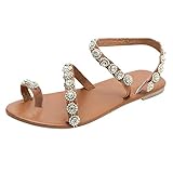 Women's Bohemian Flat Sandals Summer Casual Lace