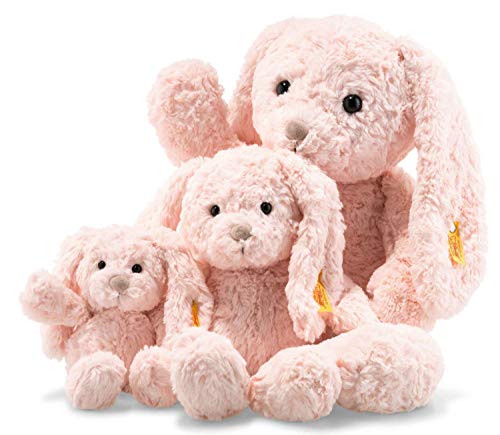 Steiff Tilda Hase - 20 cm - Plüschhase mit Schlappohren - Kuscheltier für Kinder - Soft Cuddly Friends - beweglich… – Bild 5