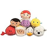 Disney - The Little Mermaid ''Tsum Tsum'' Mini Plush Collection - Set of 8 - New
