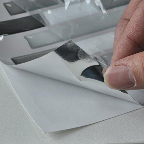 Art3d 12" x 12" Peel and Stick Tile Kitchen Backsplash Sticker Gray