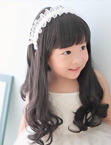 Gyfqq Bambini Belli Della Principessa Riccio Parrucche Per La Fotografia 1 4 Anni Del Bambino Brown Amazon It Sport E Tempo Libero