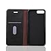 iPhone 7 Plus/8 Plus Case, VVIA Leather Case, Classic Leather Wallet Case Slim Folio Book Cover with Credit Card Slots, Cash Pocket, Stand Holder, Magnet Closure (Black)