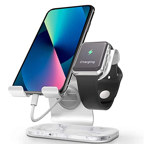 ZVEdeng Cellphone and Apple Watch Stand, Phone Apple Watch