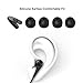 Headphones, Vomach Earbuds with Microphone Wired Headphones In Ear Earphones with Mic Cable Clip 3.5mm Interface Black