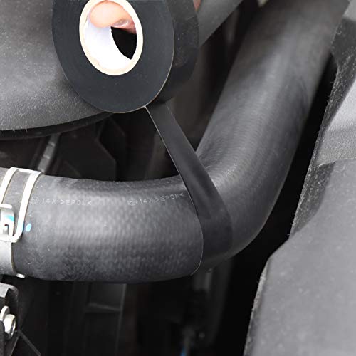 image for Gaffer Power Black Electrical Tape - Black Vinyl Electric Tape (10 Pac