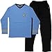 Star Trek Adult Spock Officer Uniform Blue Pajama Set Medium