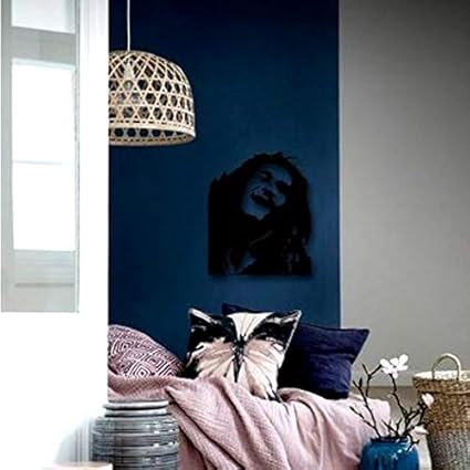 Shri Girraj Ji 3d Wall Art Bob Marley Wall Decor 16 Black