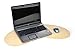 32″ Portable Curved Shape Light Wood Lap Desk by Trademark Innovationsthumb 1