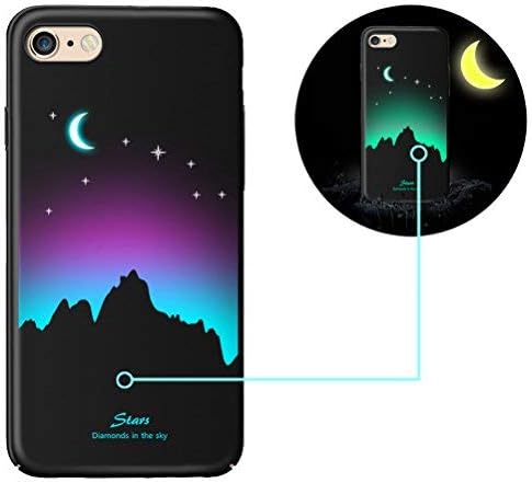 Bestsky iPhone 7 Case, iPhone Cases, Fluorescent Light Bright Shock Resistant Anti Fingerprint Anti Scratch Light as a Feather Hard PC Protective Case for 7/8