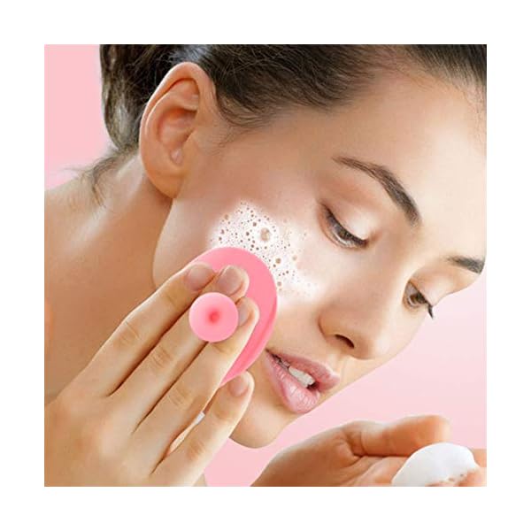 2-Pcs-Facial-Cleansing-Brush2-Pcs-Silicone-Face-Mask-Brush-Mini-Manual-Silicone-Face-Scrubber-Face-Massager-Brush-Anti-Aging-Skin-Cleanser-and-Deep-Exfoliator-Makeup-Tool-for-Facial-Skin-Care4-Pcs 2 Pcs Facial Cleansing Brush,2 Pcs Silicone Face Mask Brush Mini Manual Silicone Face Scrubber Face Massager Brush Anti…