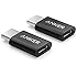 [2 in 1 Pack] Anker USB-C (male) to Micro USB Adapter (female), Converts USB Type-C input to Micro USB, Uses 56K Resistor, Works with MacBook, ChromeBook Pixel, Nexus 6P, OnePlus 2 and More