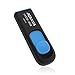 ADATA UV128 8GB USB 3.0 Retractable Capless Flash Drive, Blue (AUV128-8G-RBE)